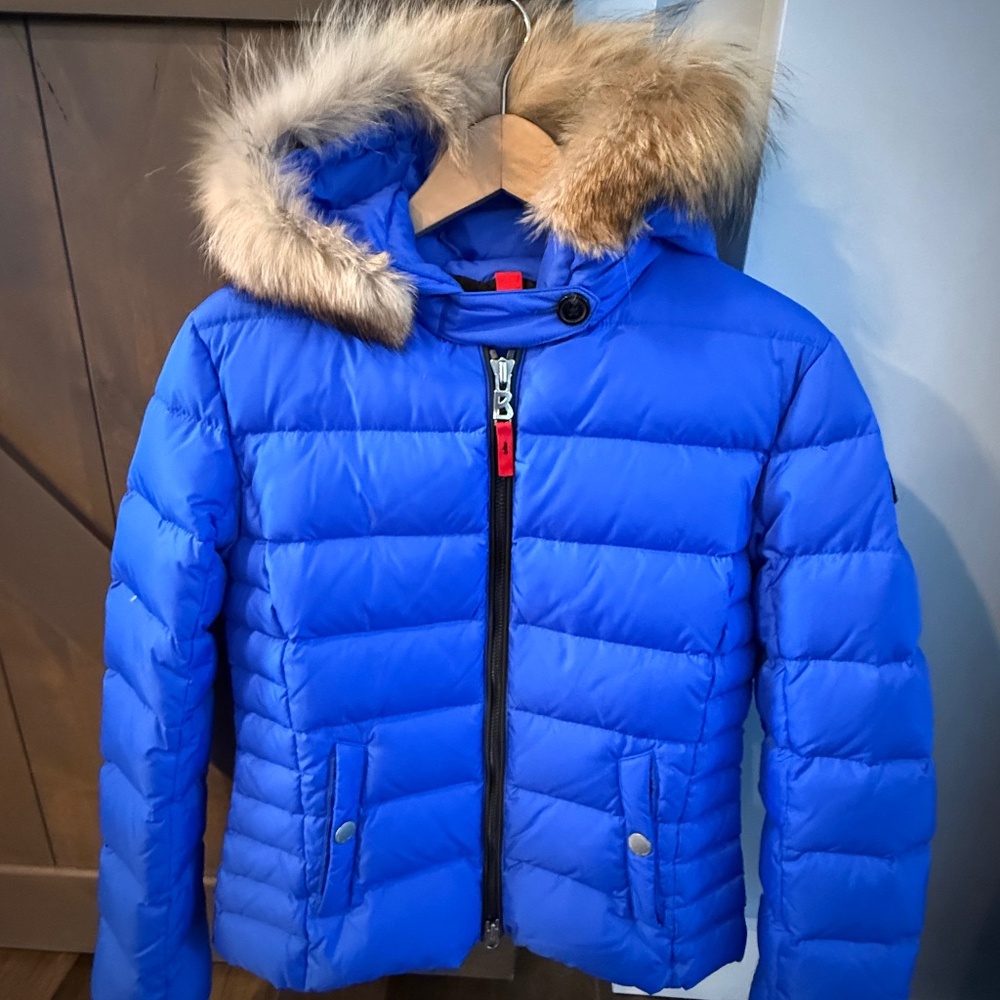 Bogner Fire + Ice Women's Sassy 2 Blue Down Puffer Jacket – Size 8